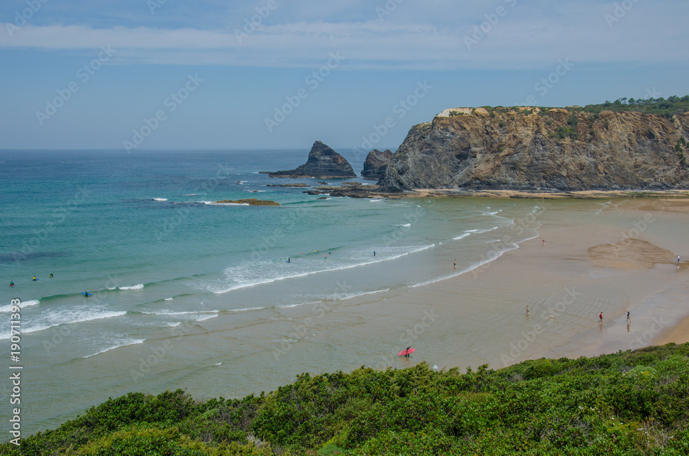 Praia Adegas beach near Carrapateira, Portugal.