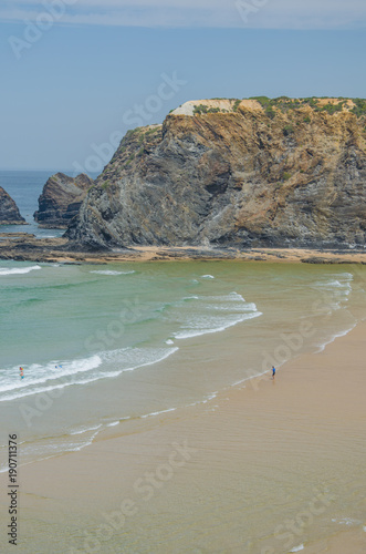 Praia Adegas beach near Carrapateira, Portugal. photo