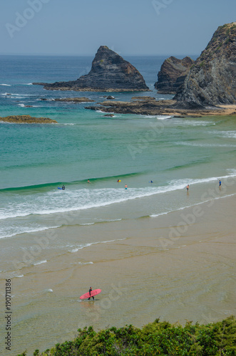 Praia Adegas beach near Carrapateira, Portugal. photo