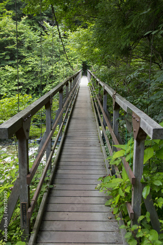 Ojirogawa canyon bridge