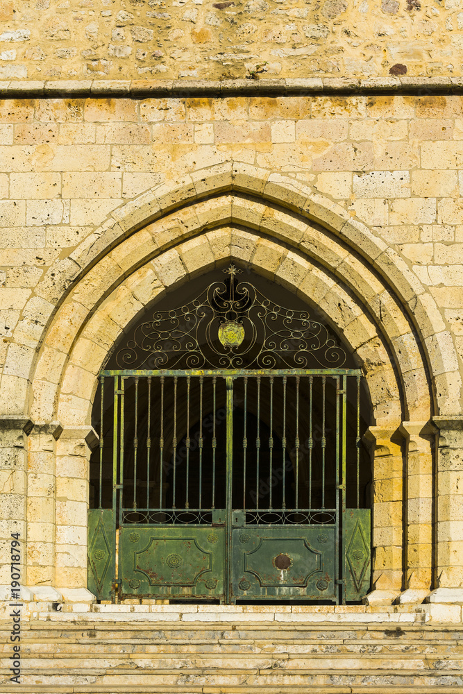 Fototapeta premium Steel patterned gates