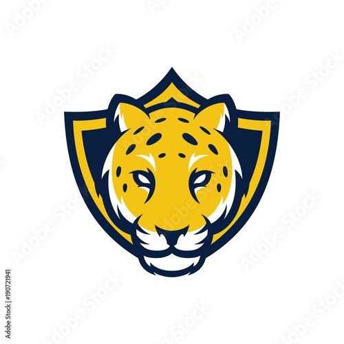 jaguar - vector logo/icon illustration mascot
