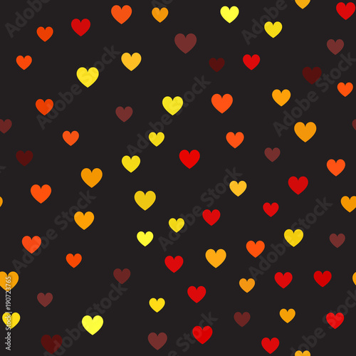 Heart pattern. Seamless vector
