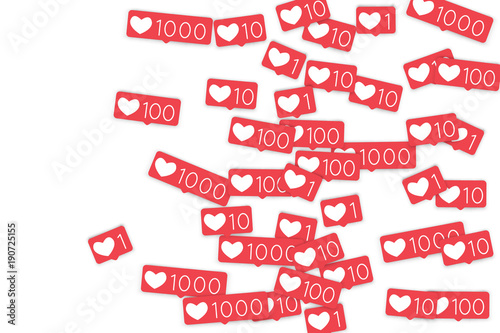 Social media counters.