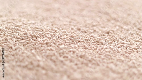 Dry Yeast is extremely close-up. Focus changes from the foreground to the background and back. photo