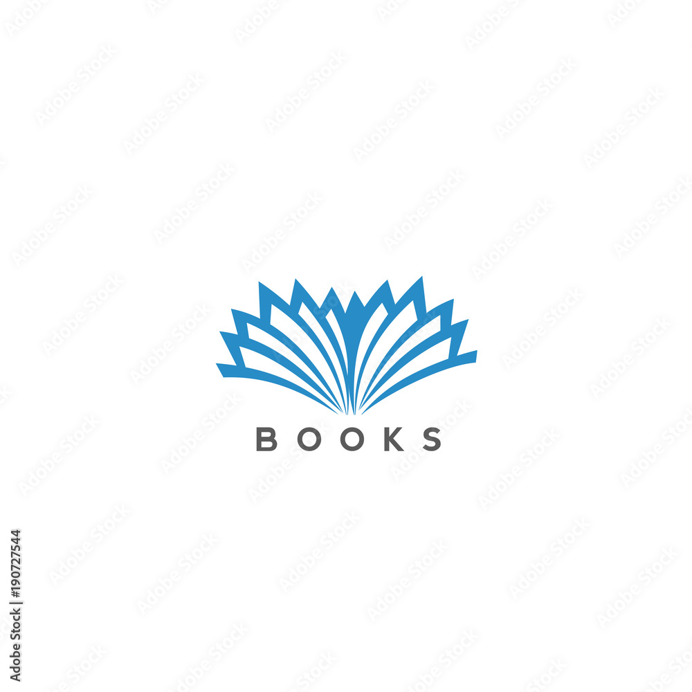 blue opened book pages vector illustration. blue opened book pages vector illustration.