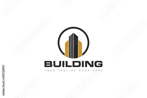 construction logo, architecture vector. building Logo Vector design Template. Vector Illustrator Eps.10 photo