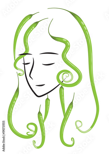 beauty with chili design