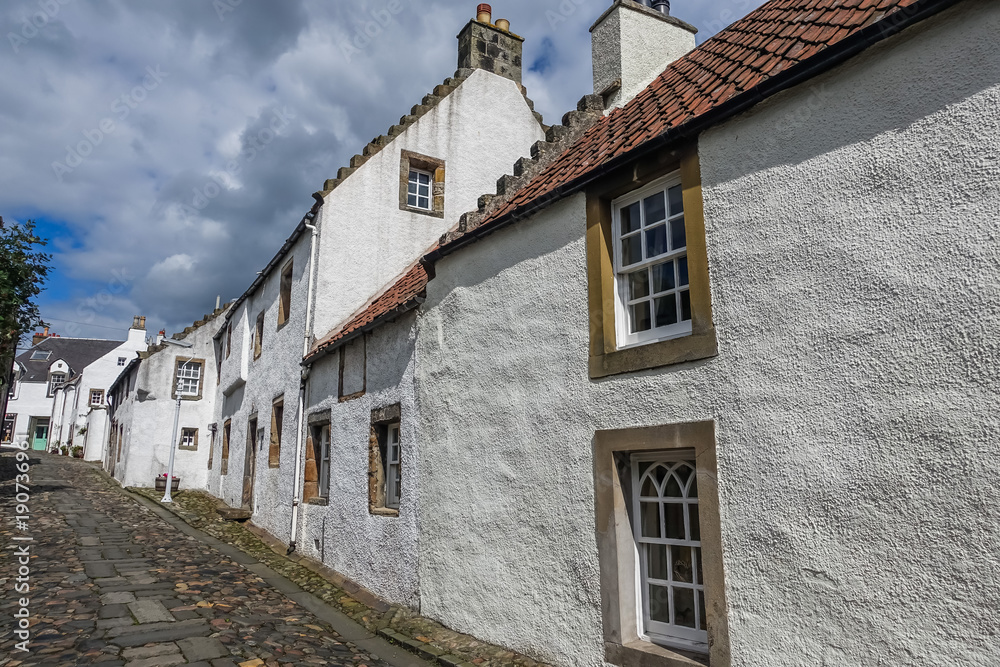 スコットランドの石畳の道　Cobbled Europe Scotland