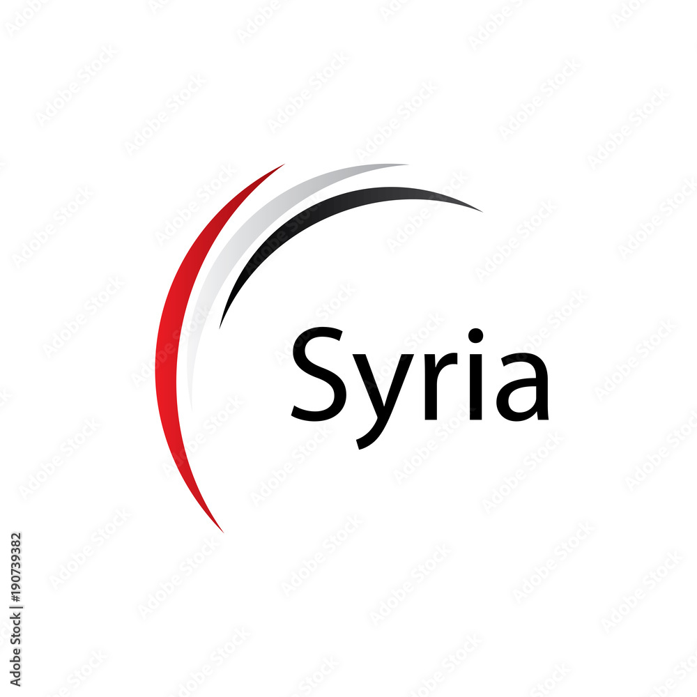 Syria flag, vector illustration Syria flag, vector illustration
