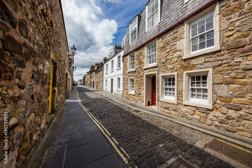 スコットランドの石畳の道　Cobbled Europe Scotland © norikko