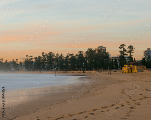 Dawn at Manly Beach, Sydney, New South Wales, Australia