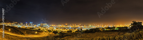 Panorama von Kapstadt - Blick Richtung Hafen