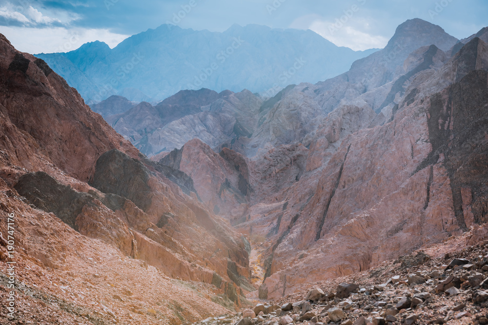 Mountain in Sinai desert Egypt