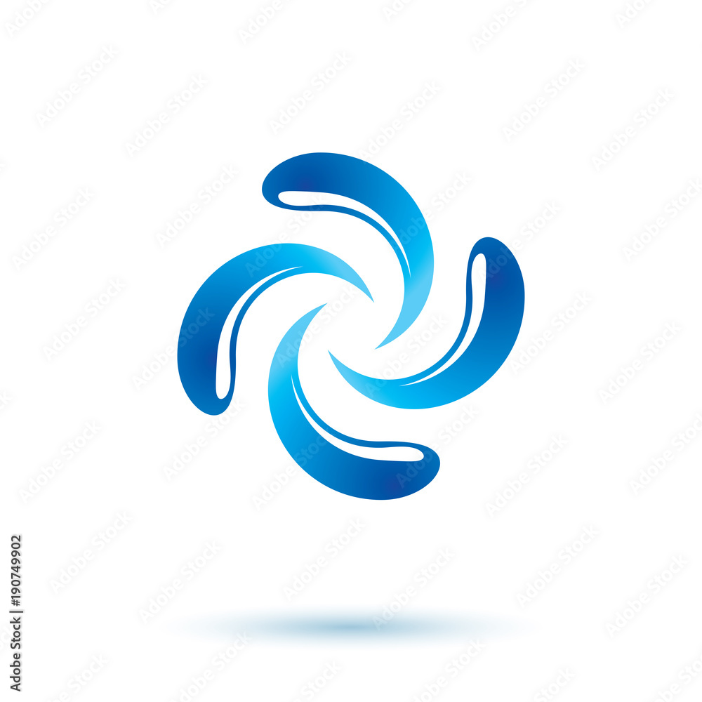 Pure water vector abstract icon for use as marketing design symbol. Environment conservation concept. Pure water vector abstract icon for use as marketing design symbol. Environment conservation concept.
