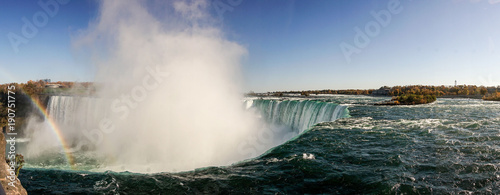 Photography Mist coming up at the Niagara Falls Waterfall.