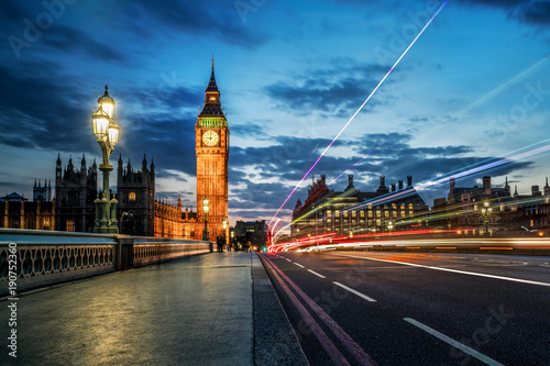 Photography Motion on Westminster Bridge