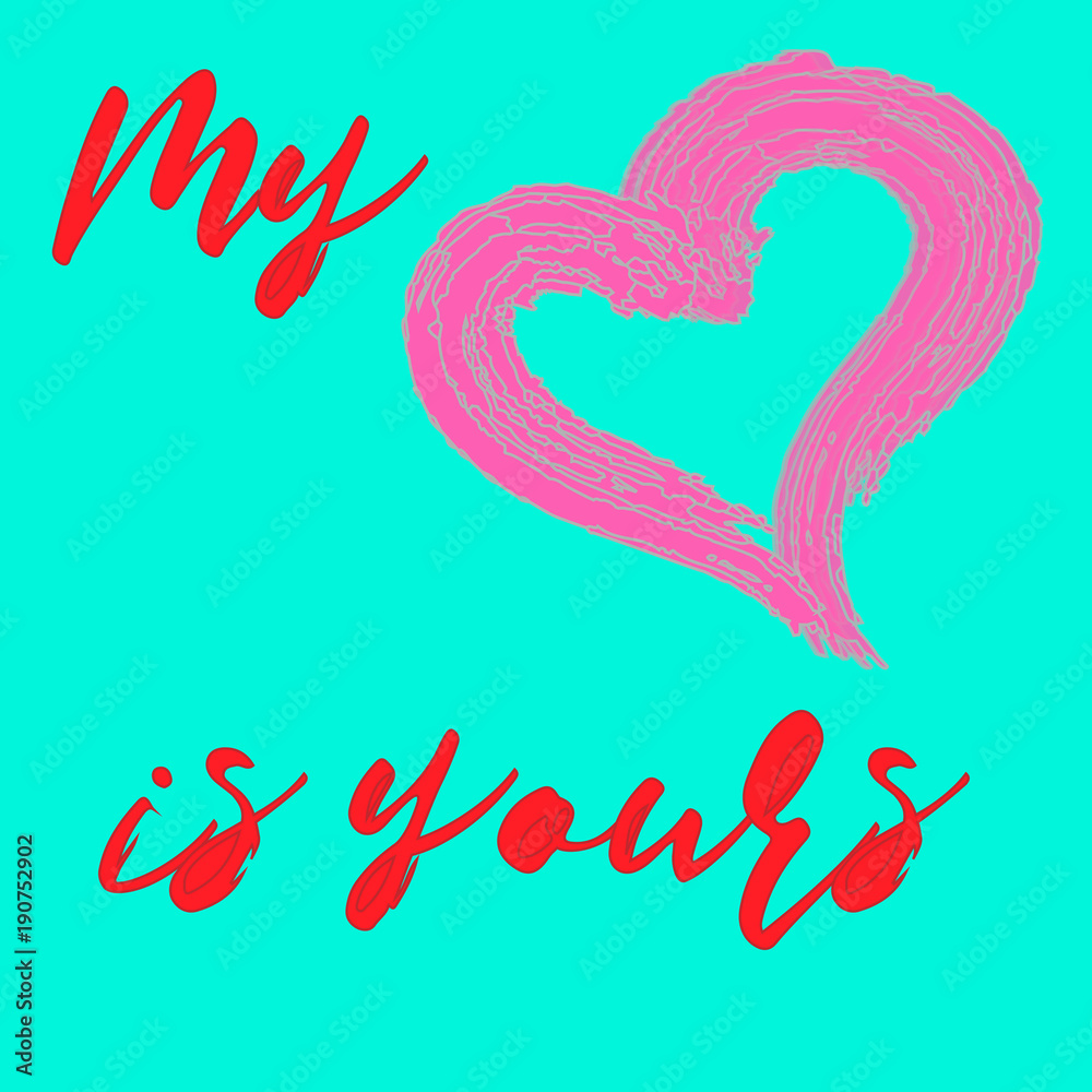 paper heart for Valentantine's day,symbol of love