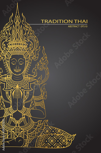 cover tradition thai Buddha Jewelry Set