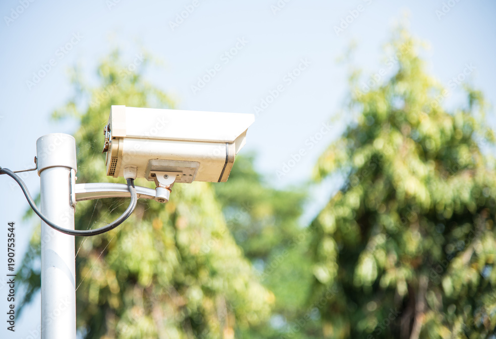 Old CCTV on white background. Old CCTV on white background.