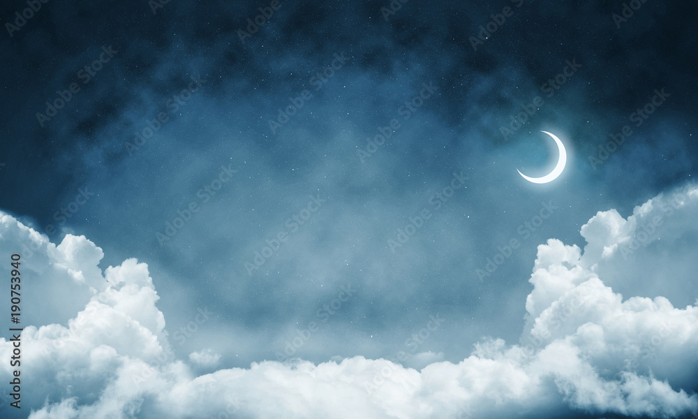 Wallpaper of cloud night skyscape.