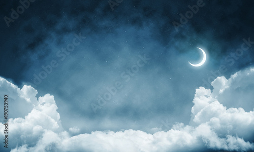 Wallpaper of cloud night skyscape.