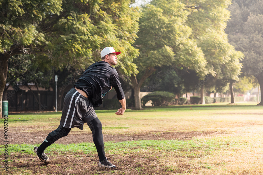 Obraz premium besball dans les quartiers de Los Angeles