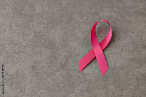 Pink breast cancer ribbon