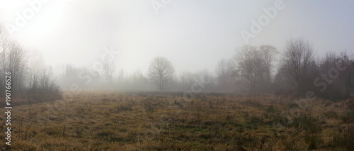 Morning Fog Panorama