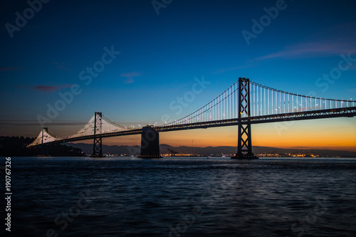 Sunrise at Bay Bridge  San Francisco