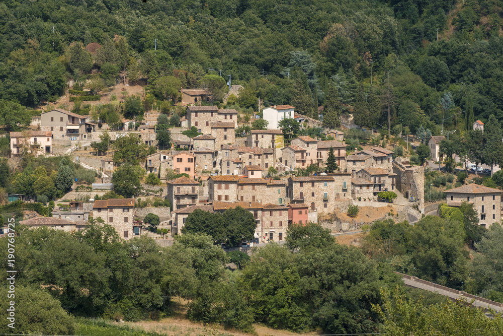 Old village of Pontecuti, near Todi, Umbria