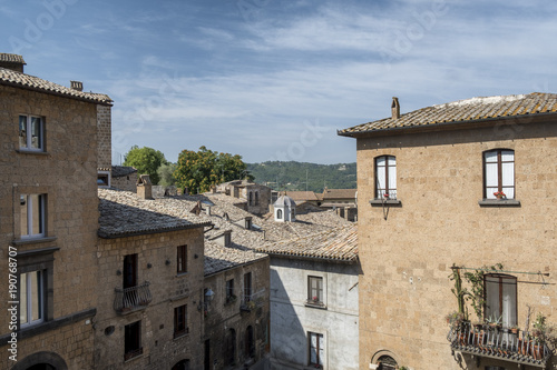 Orvieto, Umbria, Italy: historic street