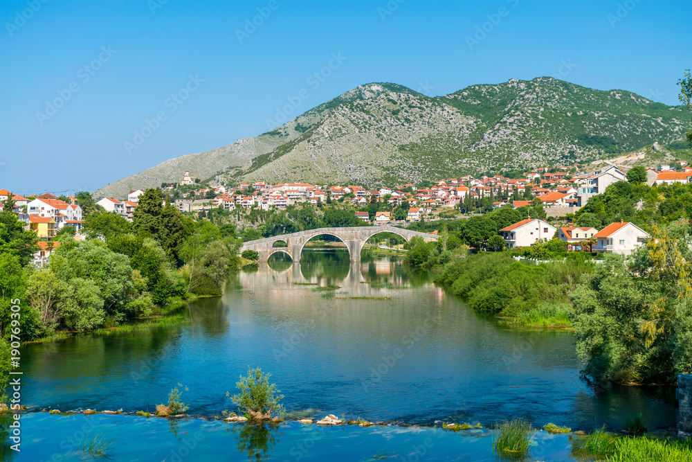 Magnificent view of Trebinje from the height of the ancient temple of Hercegovachka-Gracanica Magnificent view of Trebinje from the height of the ancient temple of Hercegovachka-Gracanica