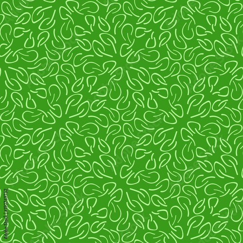 Seamless pattern made of small leaves