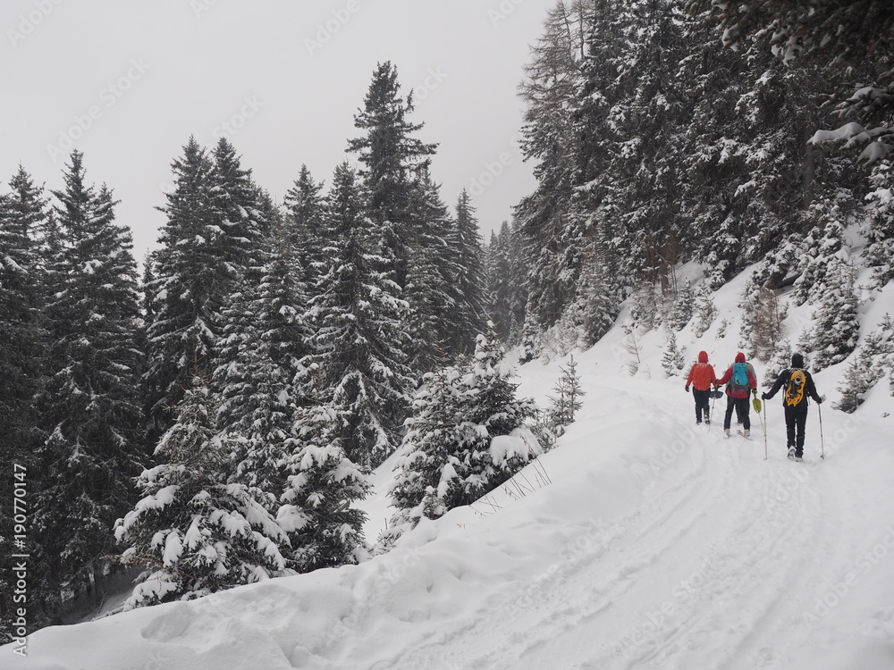 Winterwanderung in Südtirol