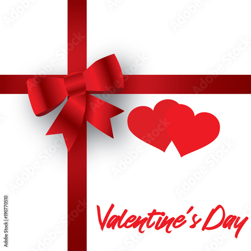 Valentine's Card with Bow