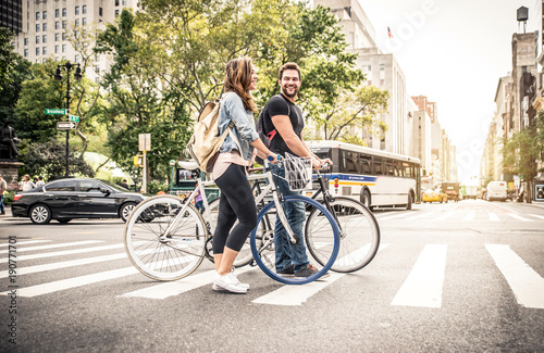 couple of new yorkers on their bikes © oneinchpunch