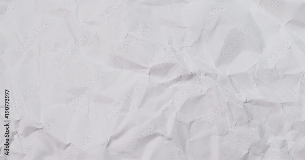 White paper wrinkle White paper wrinkle