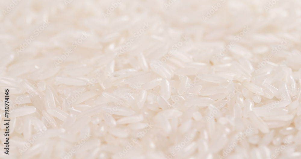 White rice in stack White rice in stack
