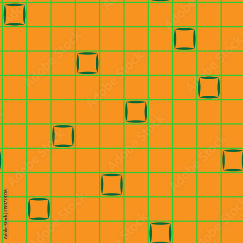 Squares in grid chaotic seamless pattern 2.01