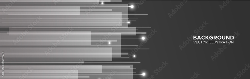 Obraz premium Abstract glowing striped background. Vector eps 10.