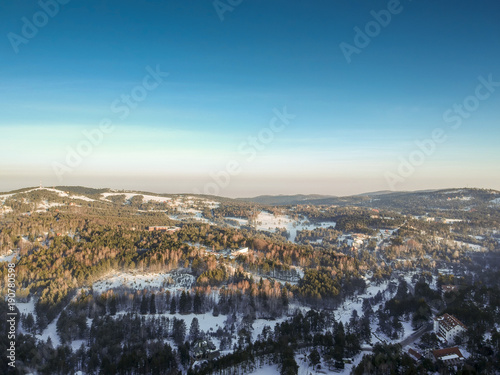 Aerial view at Divcibare, Serbia