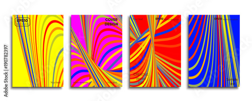 Creative colored cover. Cover design.