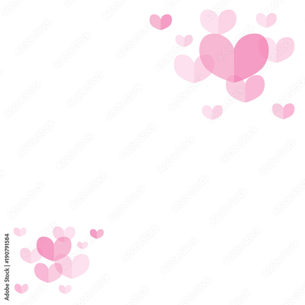 Pink Pastel Heart Background