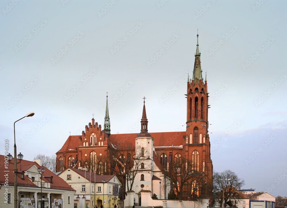 Cathedral Basilica of Assumption of Blessed Virgin Mary in Bialystok. Poland