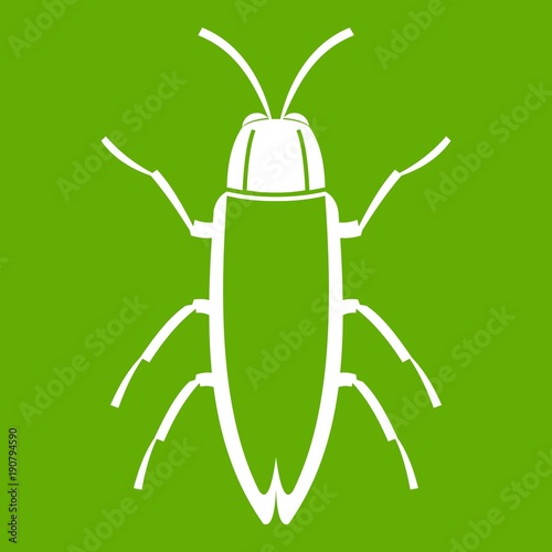 Cockroach icon green