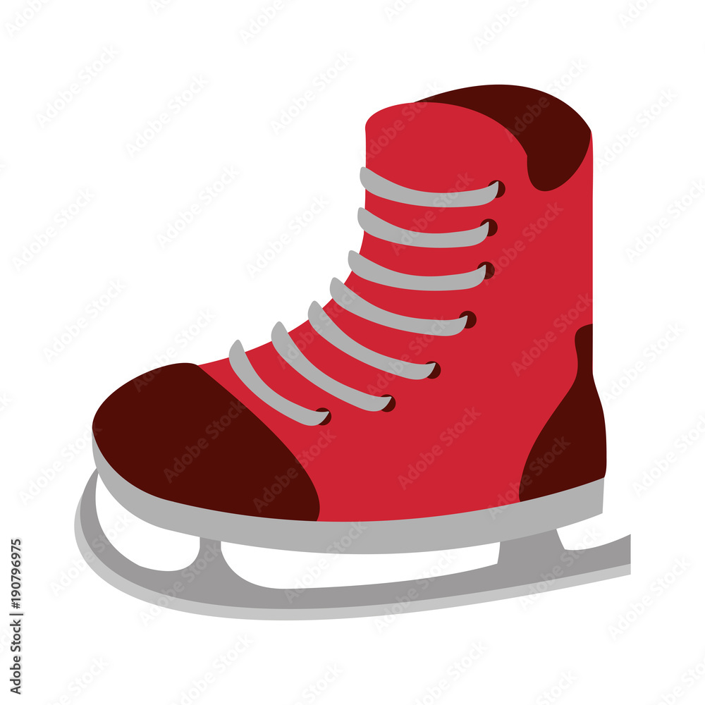 Ice skate isolated icon vector illustration graphic design