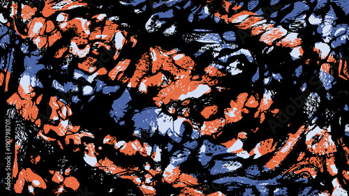 Abstract background chaotic dirty stains of paint