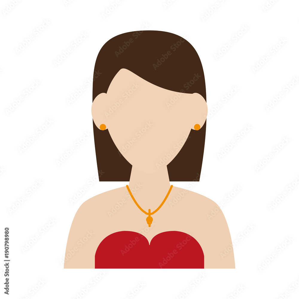 Woman avatar cartoon icon vector illustration graphic design Woman avatar cartoon icon vector illustration graphic design