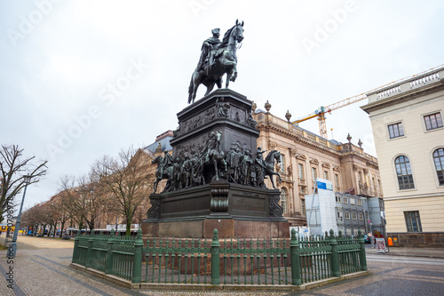 Equestrian Statue Frederick the Great in Berlin Germany